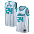 Charlotte Hornets Jordan Brand Association Edition Swingman Jersey - White - Brandon Miller - Youth product image 1,