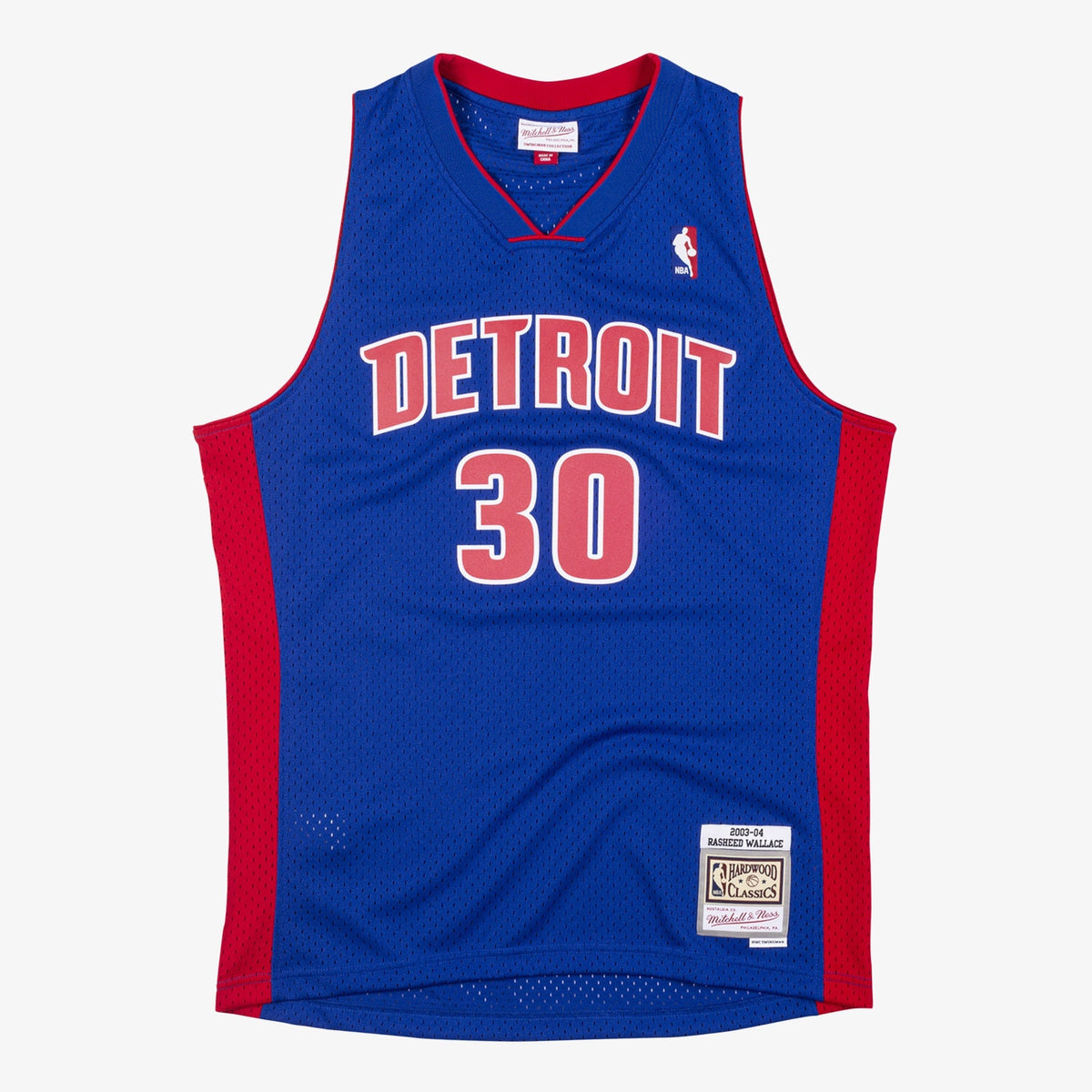 Detroit Pistons Mitchell & Ness Rasheed Wallace 2003 Swingman Authentic Jersey - Royal Blue product image 3, provided for