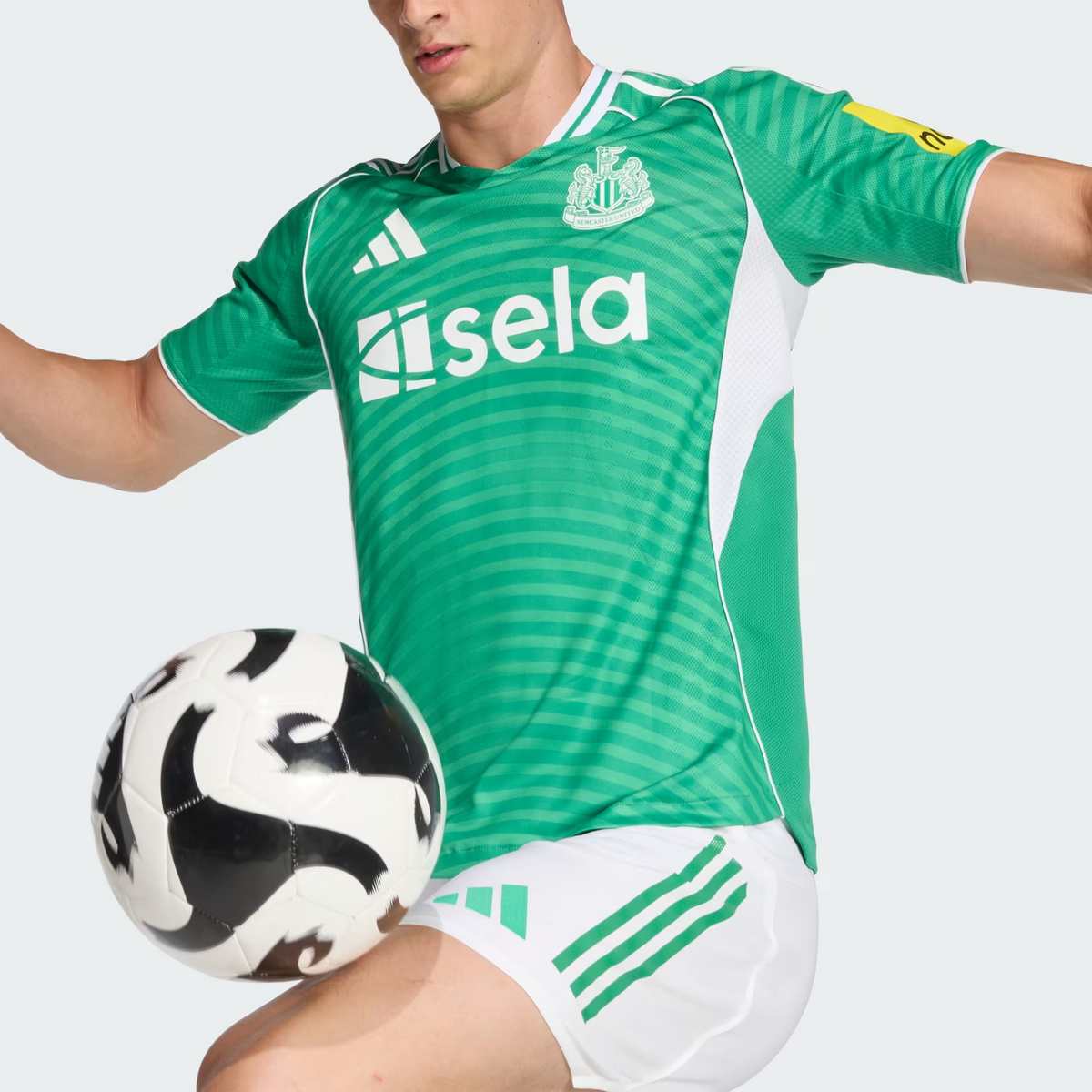 adidas Newcastle United 2025-26 Men Away Authentic Match Jersey product image 3, provided for visual reference and product