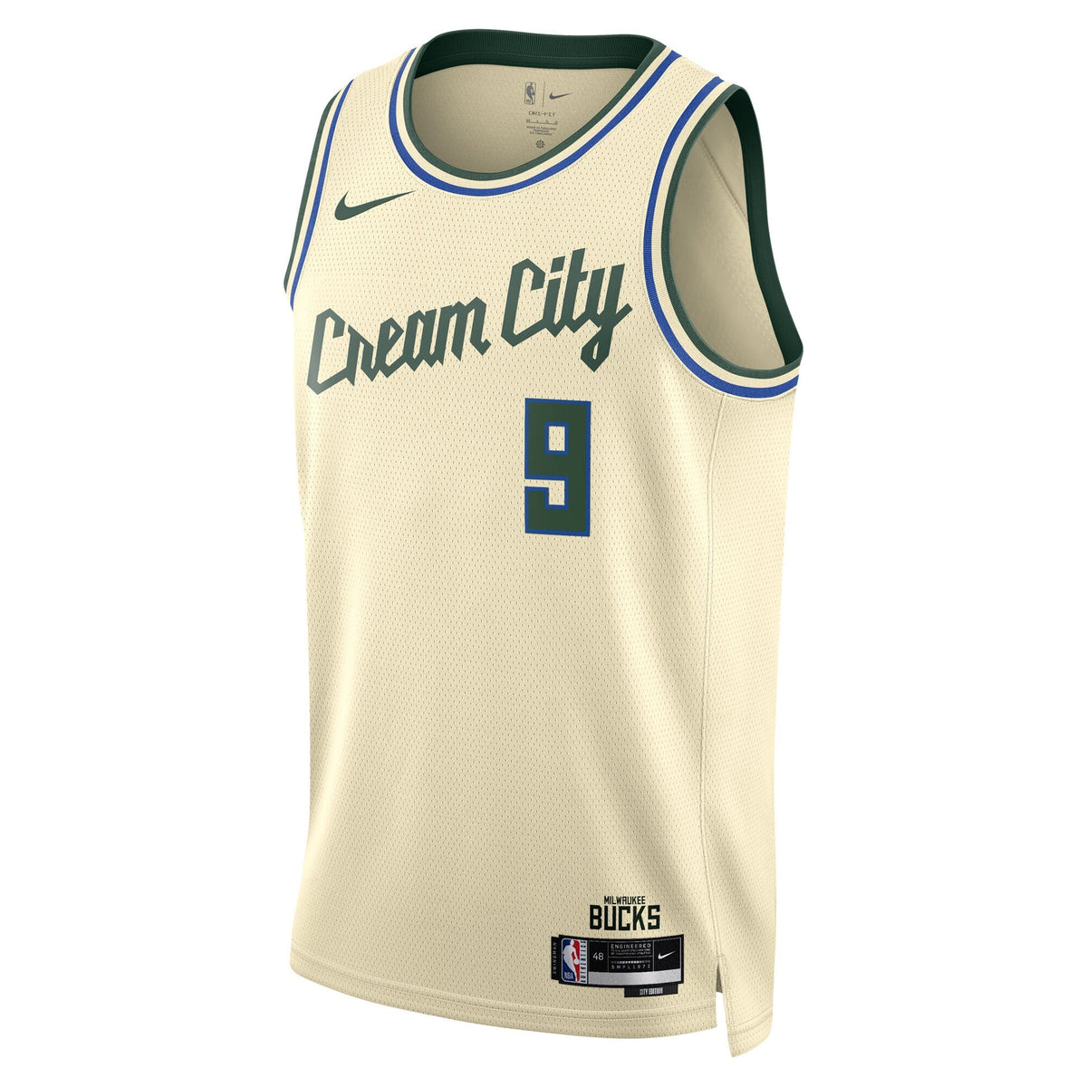 Milwaukee Bucks Nike 2025/26 City Edition Swingman Jersey - Cream - Bobby Portis - Unisex product image 3, provided for
