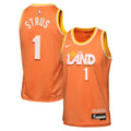 Cleveland Cavaliers Nike 2025/26 City Edition Swingman Jersey - Orange - Max Strus - Youth product image 1, provided for