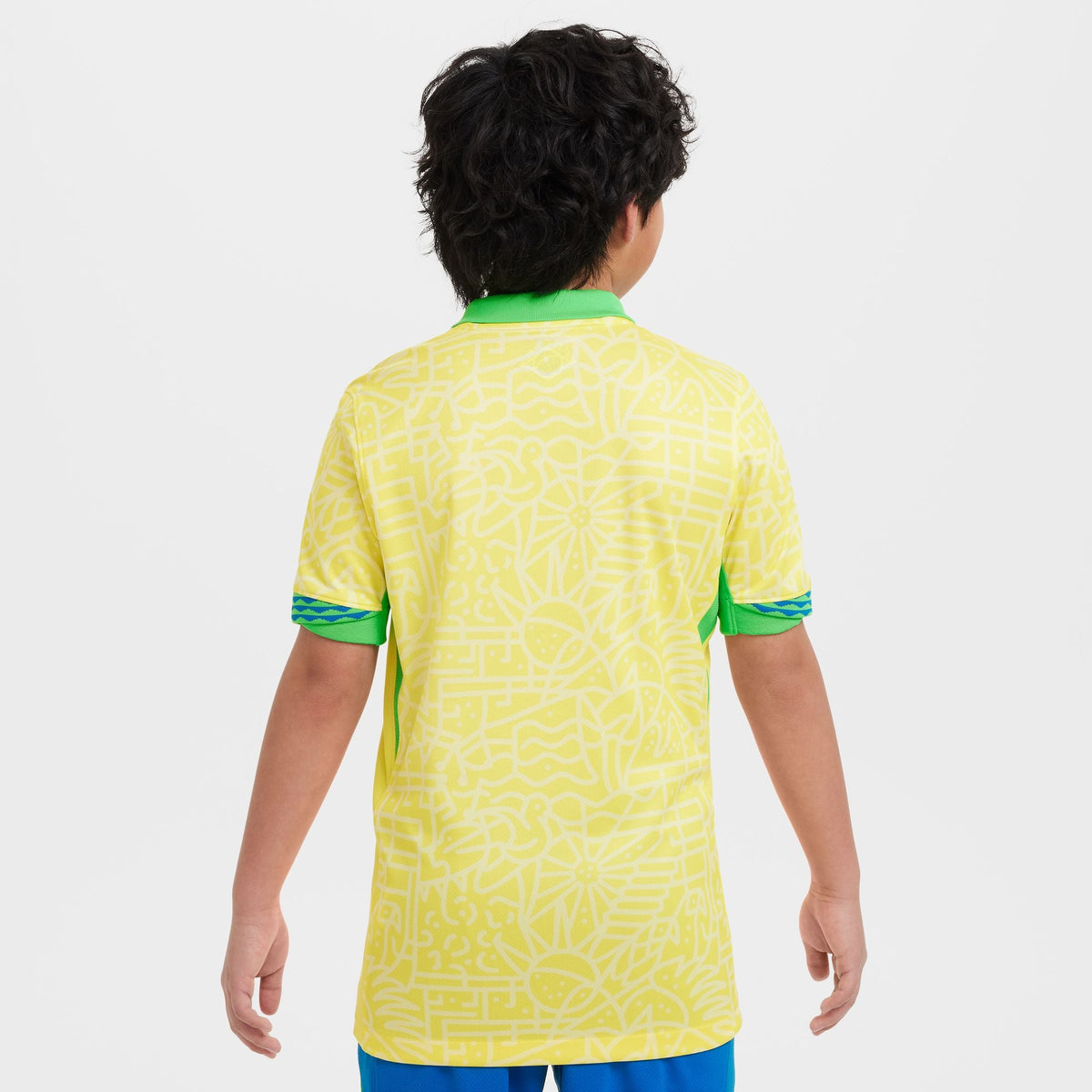 Nike Brazil 2024 Youth Home Stadium Jersey product image 4, provided for visual reference and product detail review