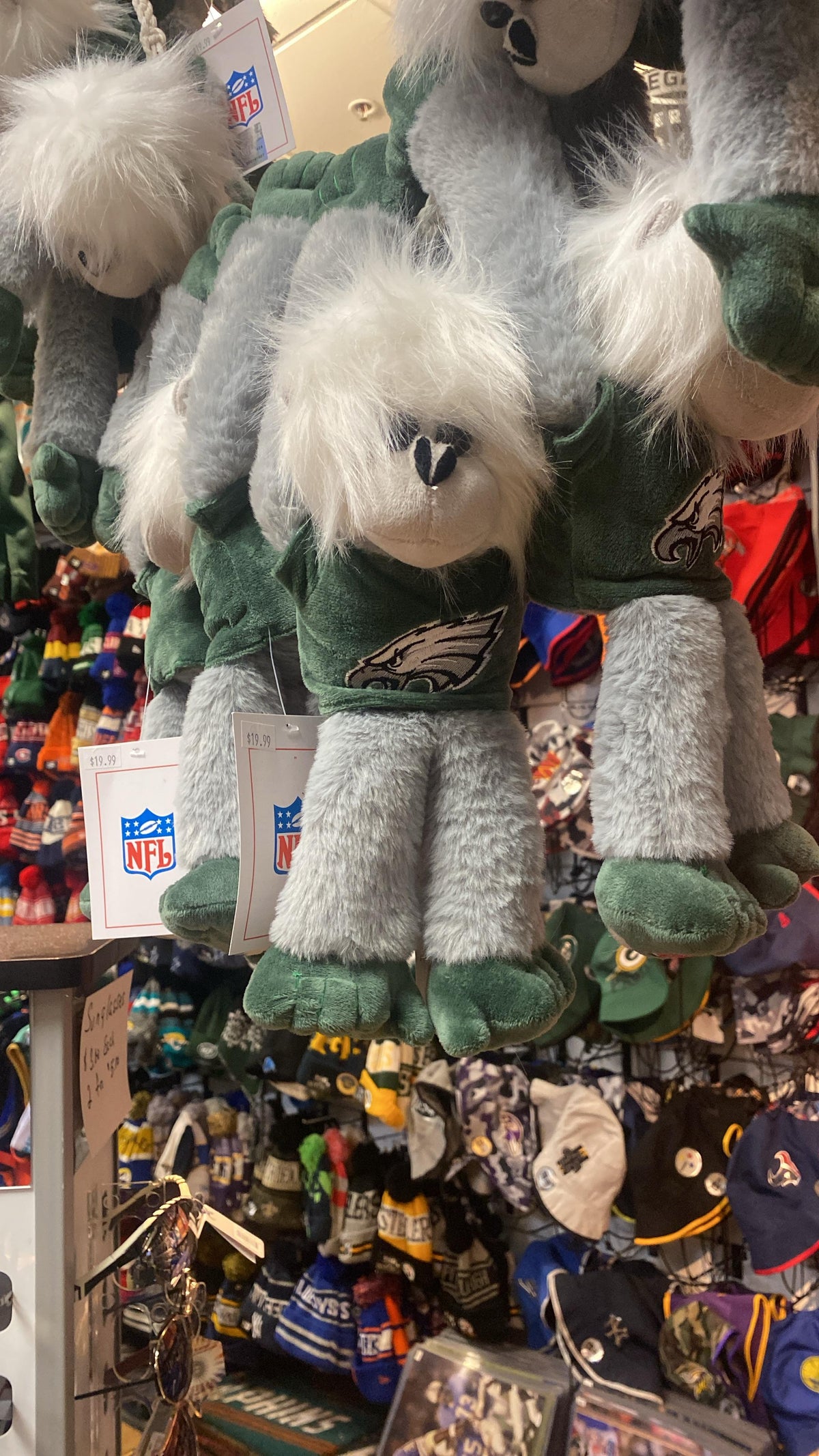 Philadelphia Eagles plush rally monkey product image 2