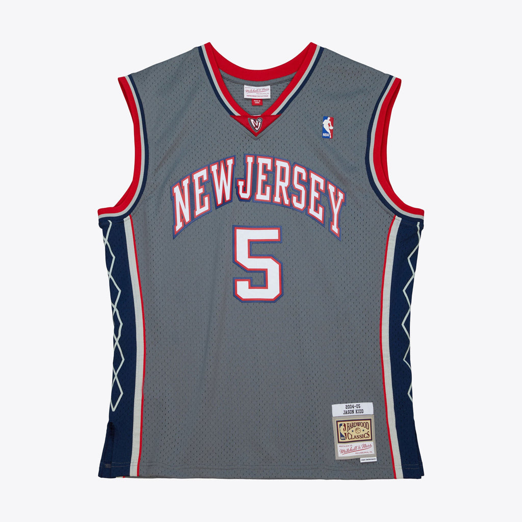 New Jersey Nets Mitchell & Ness Swingman Jersey Jason Kidd Alternate 2004 product image 2, provided for visual reference and