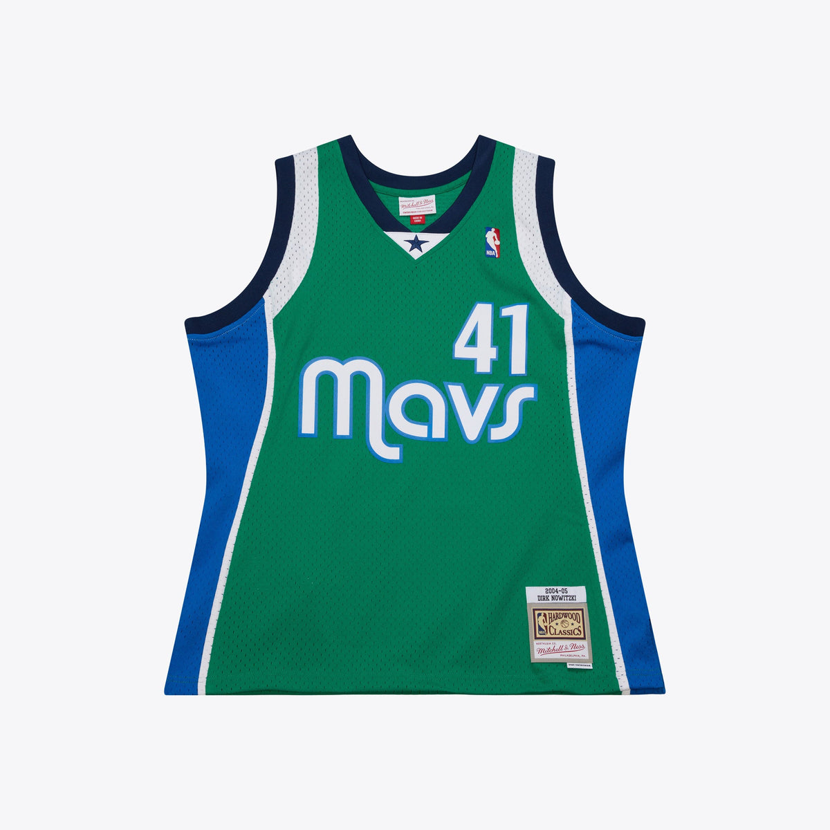 Dallas Mavericks Mitchell & Ness Swingman Jersey 2004 Dirk Nowitzki product image 2, provided for visual reference and