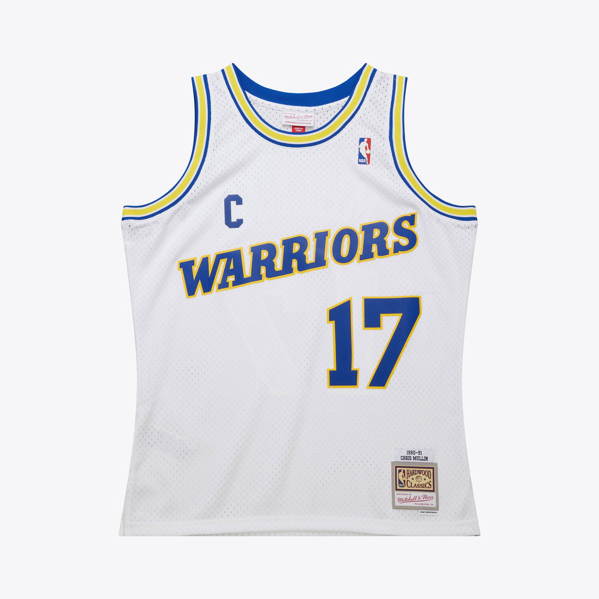 Golden State Warriors Mitchell & Ness Swingman Jersey 1990 Chris Mullin product image 2, provided for visual reference and