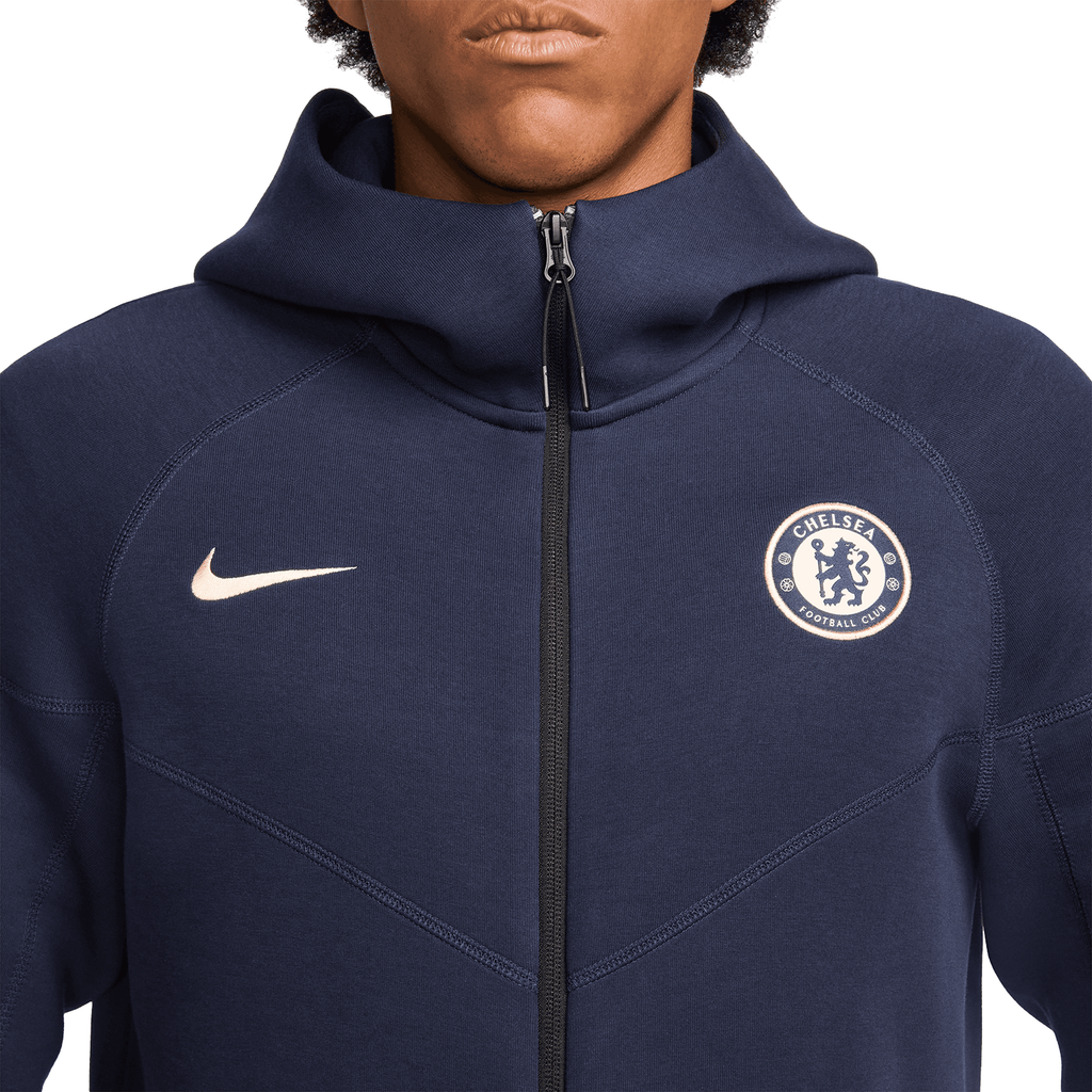 Nike Chelsea FC Men Tech Fleece Full-Zip Hoodie product image 4, provided for visual reference and product detail review