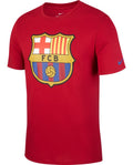 Nike 2018-2019 Barcelona T-Shirt- Burgundy product image 1, provided for visual reference and product detail review