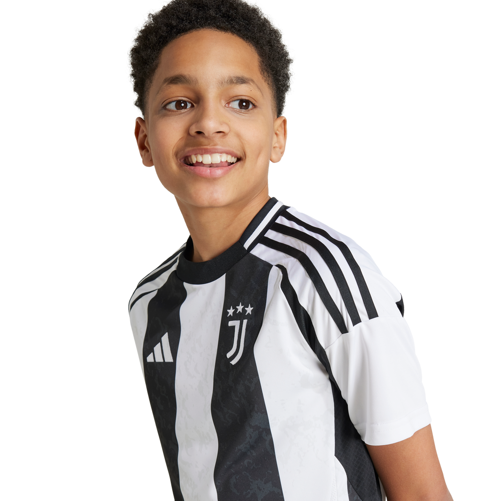 adidas Juventus 2024-25 Youth Home Stadium Jersey product image 3, provided for visual reference and product detail review