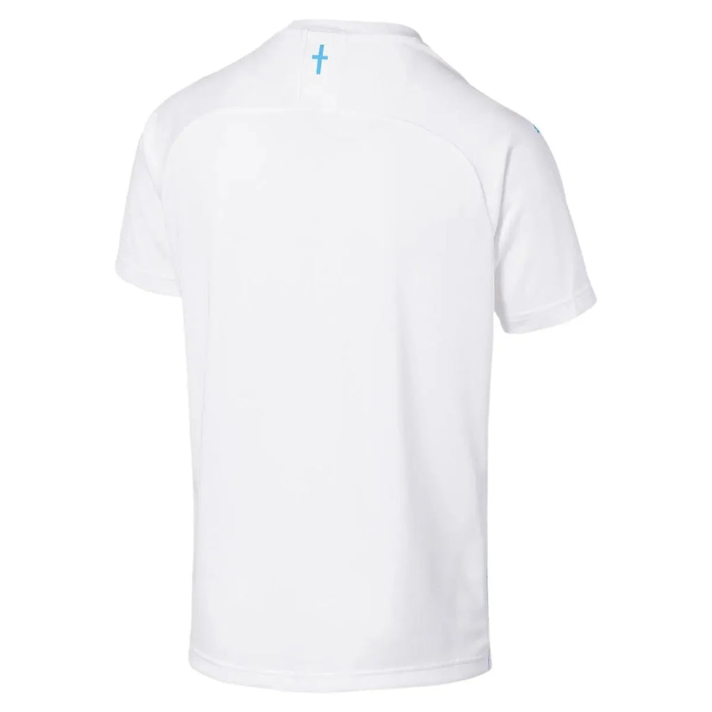 Puma 2019-20 Olympique Marseille Home Jersey - White-Blue product image 2, provided for visual reference and product detail
