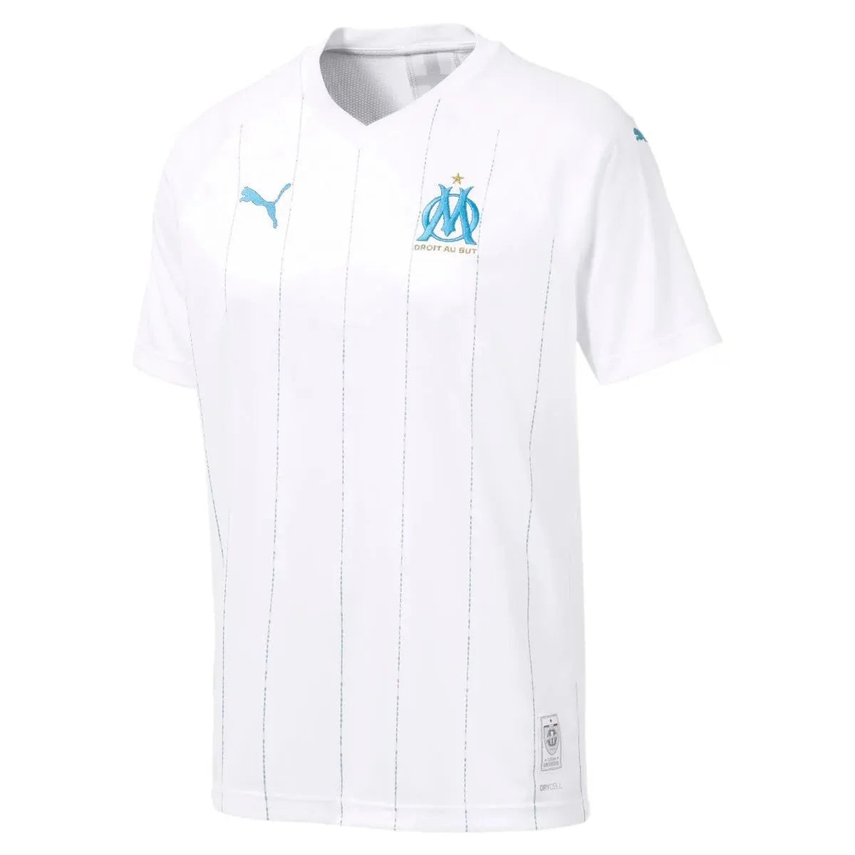 Puma 2019-20 Olympique Marseille Home Jersey - White-Blue product image 1, provided for visual reference and product detail