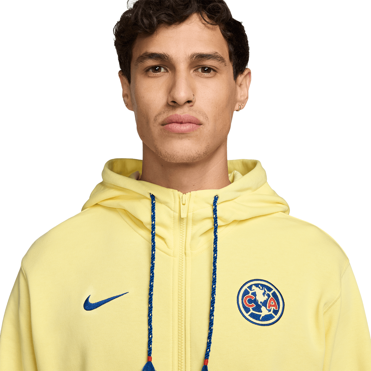 Nike Club America Men NSW Club Full Zip Hoodie product image 3, provided for visual reference and product detail review