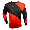 Reusch YOUTH Prisma Goalkeeper Jersey - Black-Red product image 1, provided for visual reference and product detail review