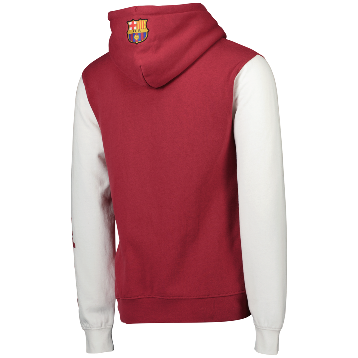 FC Barcelona Men Color Block Pullover Hoodie product image 2, provided for visual reference and product detail review