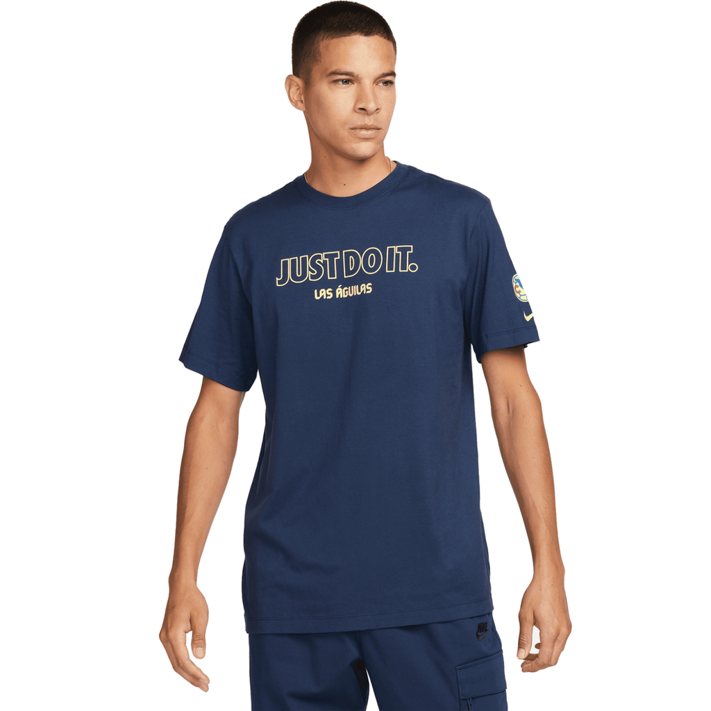 Nike Club America Men Short Sleeve JDI T-Shirt product image 1, provided for visual reference and product detail review