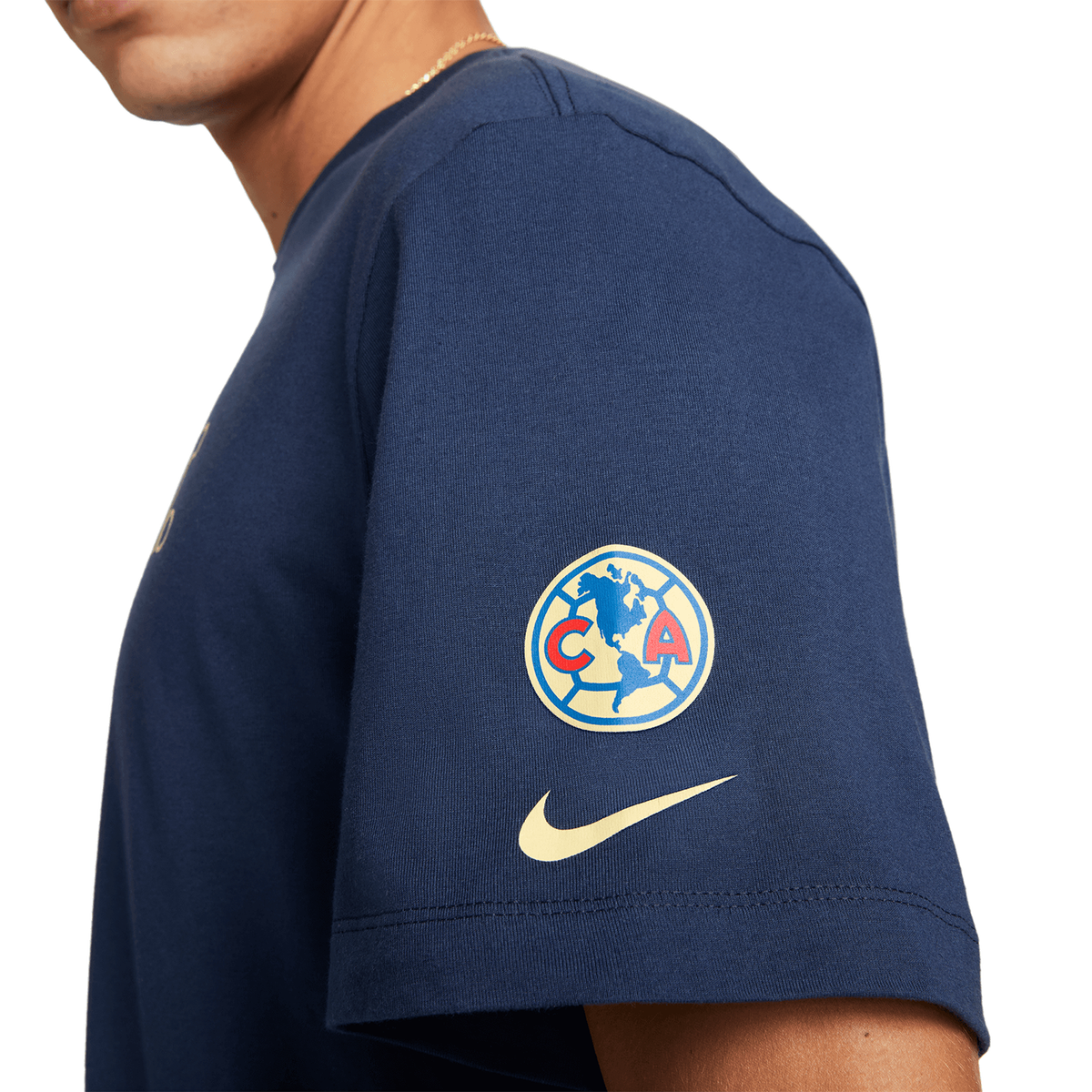 Nike Club America Men Short Sleeve JDI T-Shirt product image 4, provided for visual reference and product detail review